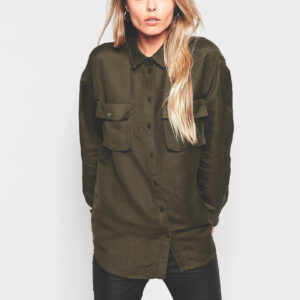 Khaki blouse